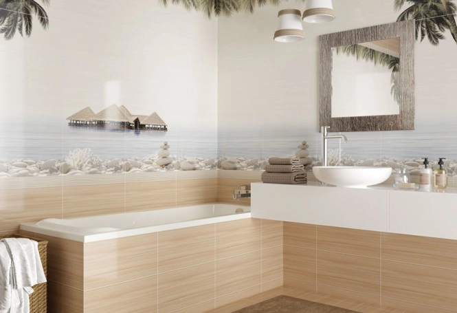 Плитка настенная Релакс/Relax 25*50 бел 004-image-1