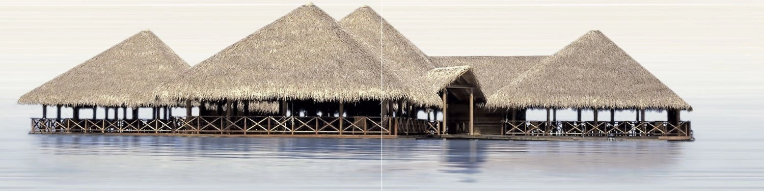 Панно Del Mare 24,9*10 бунгало PWU09DLM1(из 2х пл)