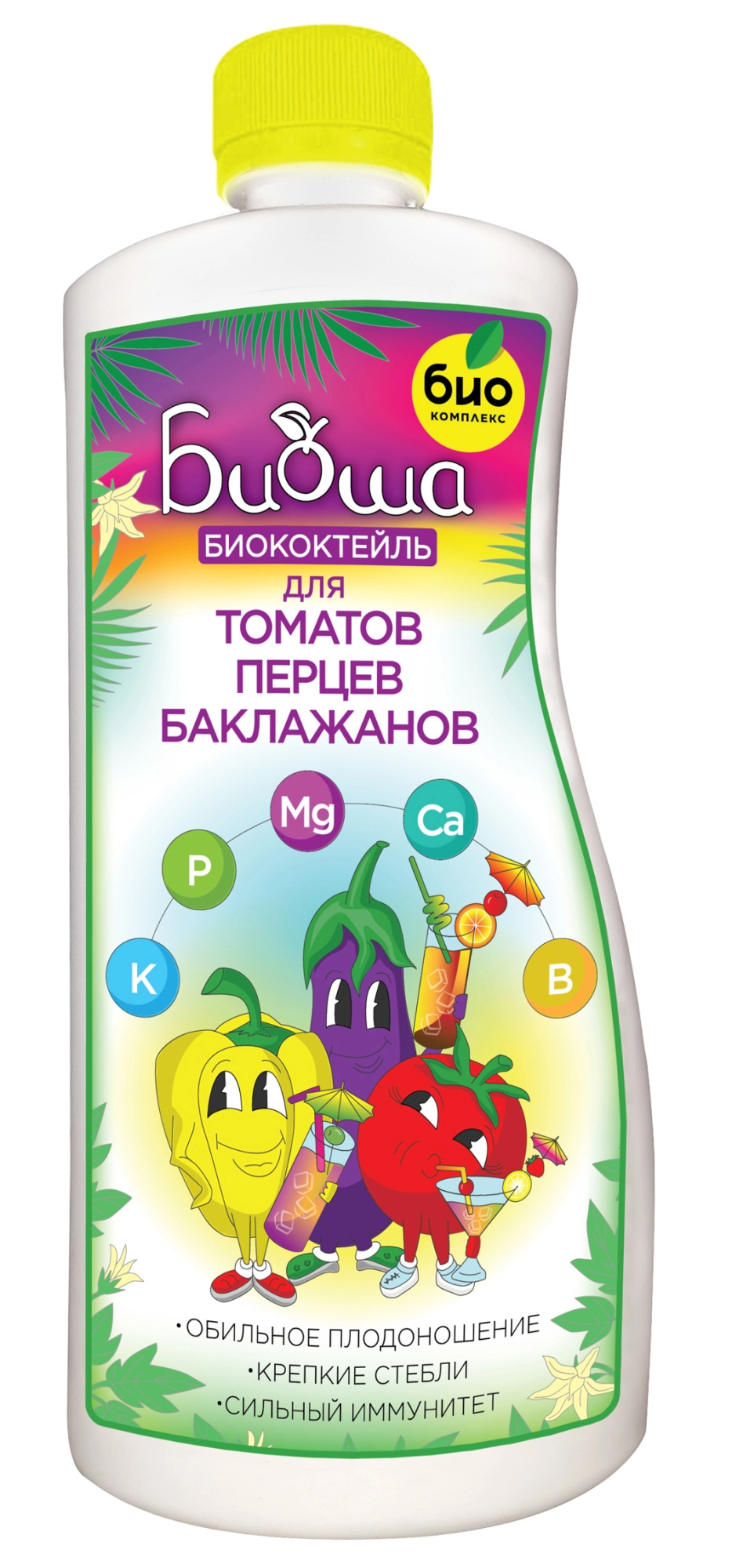 БИОкоктейль БИОША для томатов,перцев,баклажанов 1л