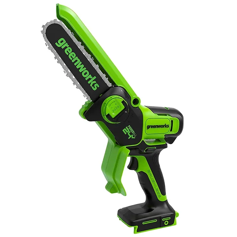 Пила цепная-мини акк.бесщёт. GreenWorks GD24CSMNX 24В 4Ач 6" 3/8"-1,1 1акк.+ЗУ
