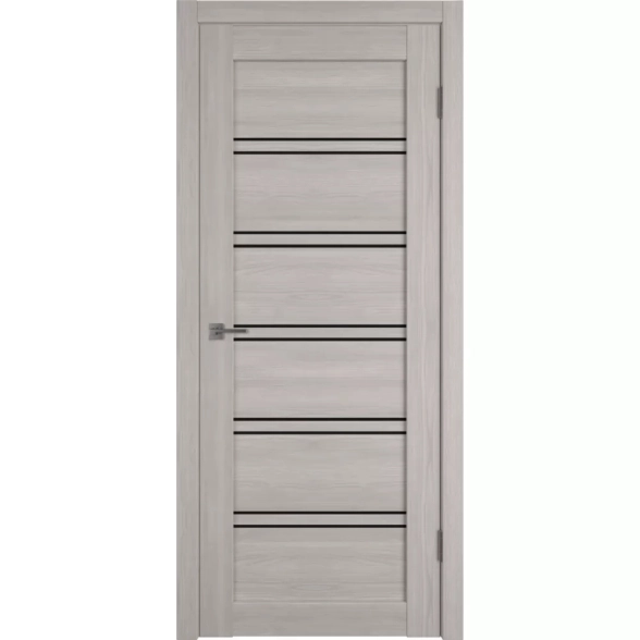 Дверь Атум Про X28 800х2000 Stone oak Black gloss