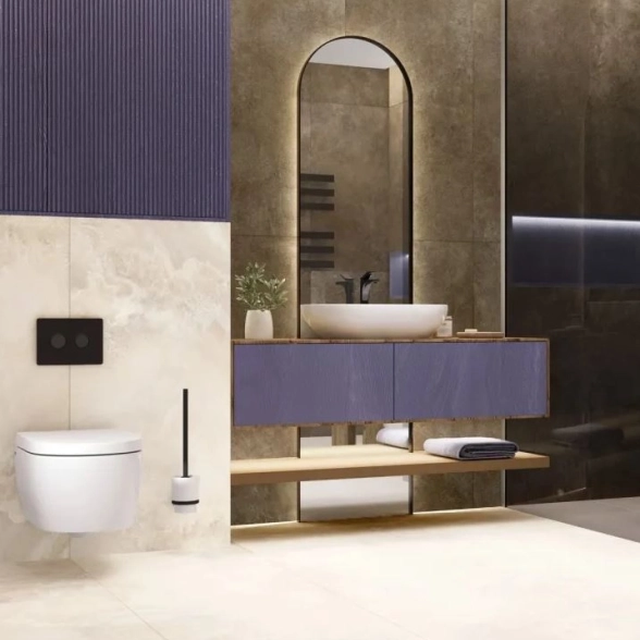 Керамогранит Микроцемент крем/Microcement Crema 60*60 GP6060MIM01M-image-2