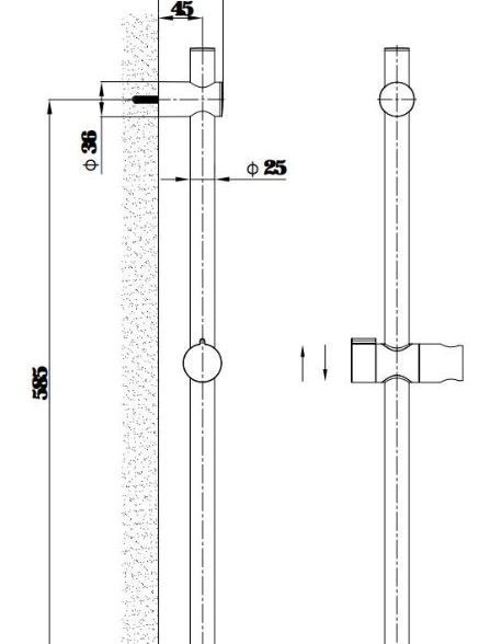 Душевая cтойка ESKO SR725GM графит-image-1