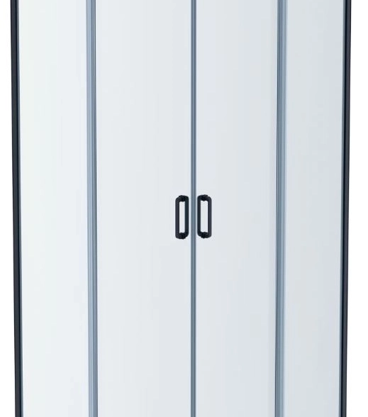 Душевой уголок Aquatek 90*90*200 AQ Ария/ARI KV 09020BL черный, стекло прозрачное