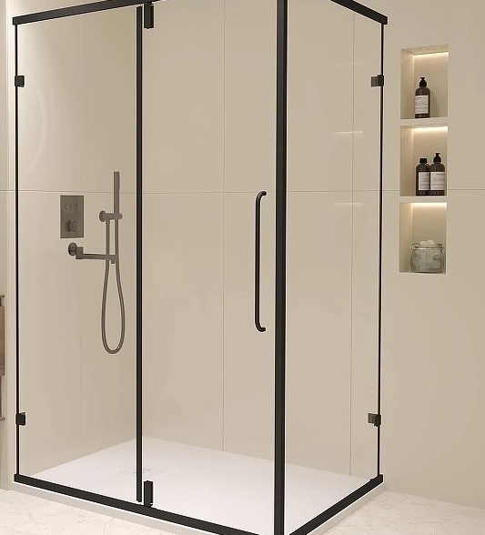 Душевой уголок RGW CL-046-B 90x70x185 прямоугольный/черный/прозрачное стекло/6мм