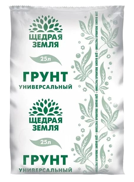 Грунт универсальный Щедрая земля. 25л-image-1