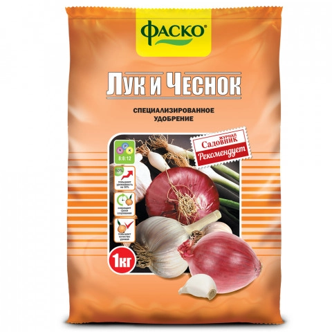 Удобрение гранул. минерал. Лук и чеснок Фаско 1кг-image-2