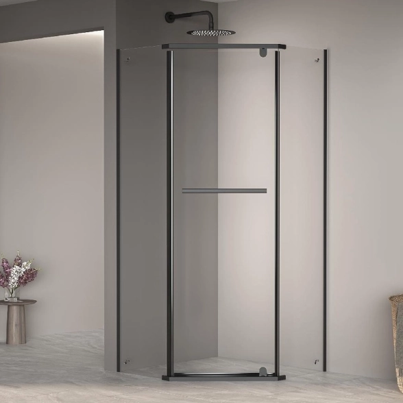 Душ уголок RGW PA-82-B 100x100x195 прозрач.черн 41088200-14