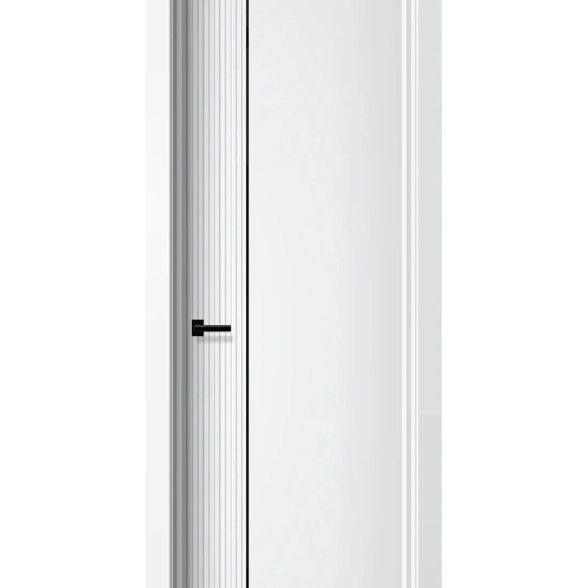 Дверь ДГ ММ-3 700 белуччи/черный молдинг