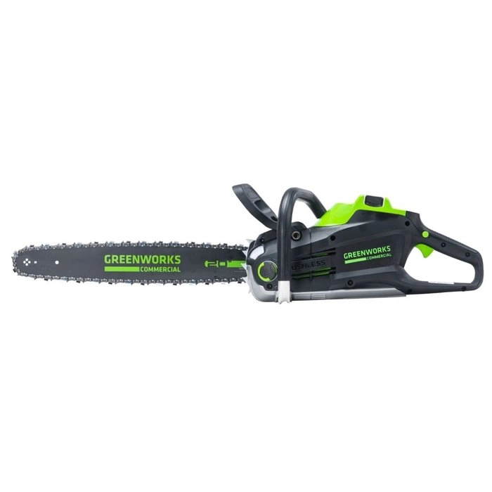 Пила цепная акк. бесщёт. GreenWorks GD82CS51К5 82В 5Ач 20" 3/8"-1,3мм 1АКБ+ЗУ-image-2