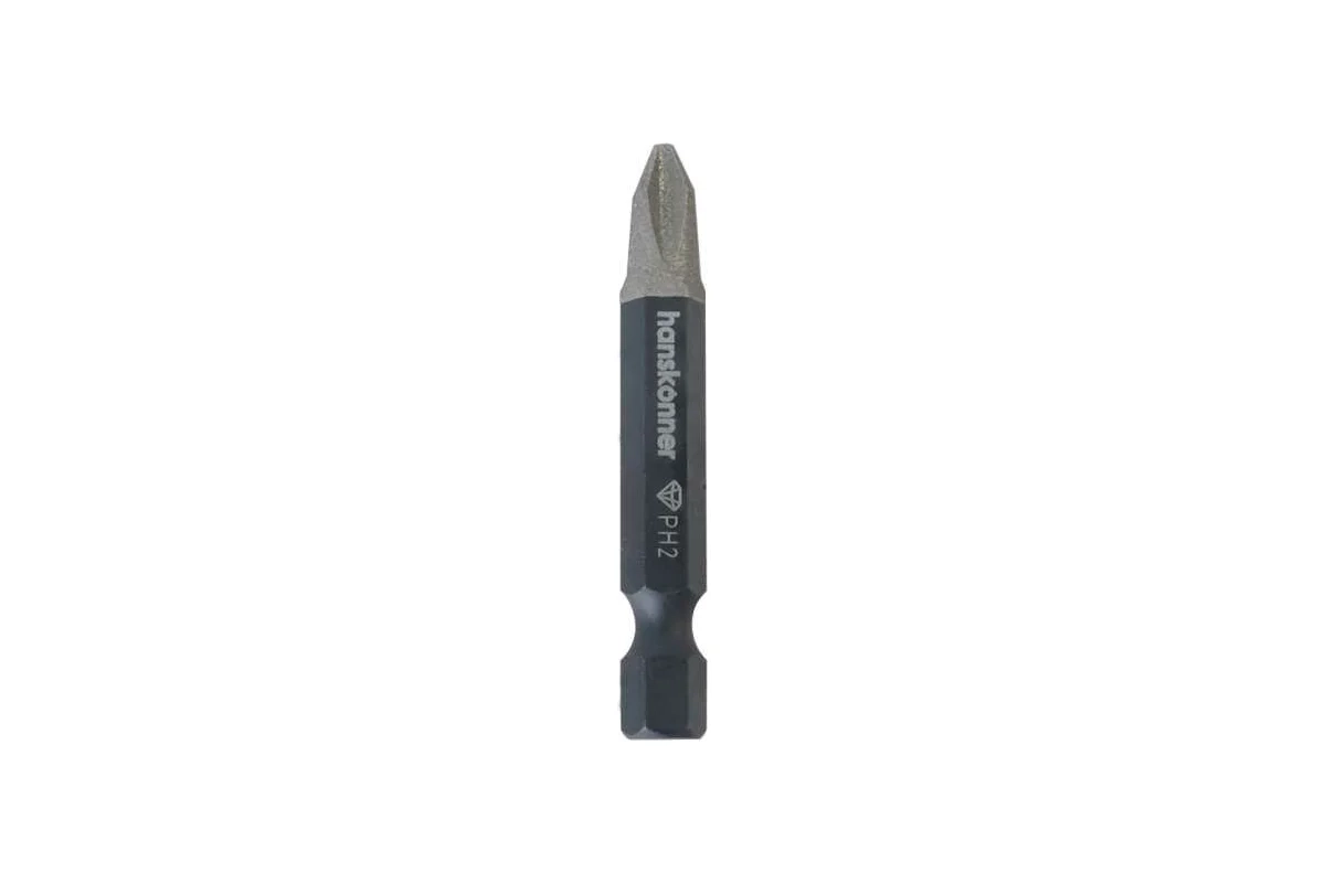 Бита Hanskonner HKPH2-50-2 PH2x50мм S2 Diamond 2шт-image-3