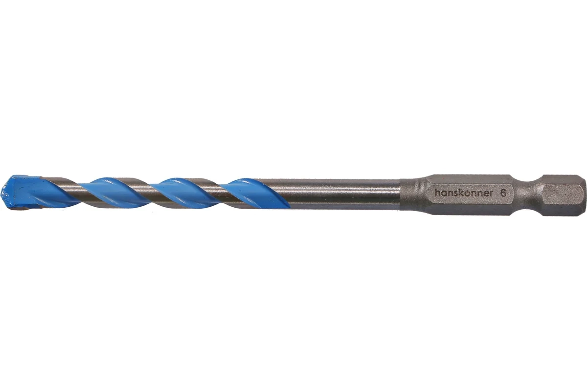 Сверло универсальное Hanskonner H1055-08-06 6мм-image-2