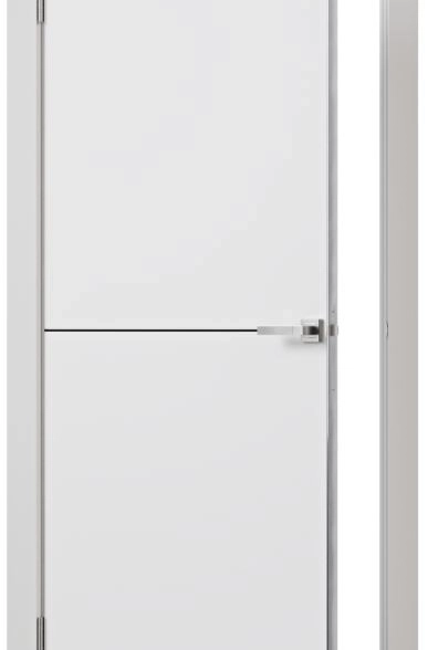 Дверь Лайн Молдинг 1 60*200 бел.шагрень AЛ-черн. с 4-х ст-image-1