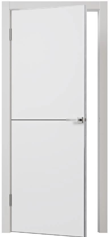 Дверь Лайн Молдинг 1 60*200 бел.шагрень AЛ-черн. с 4-х ст-image-1