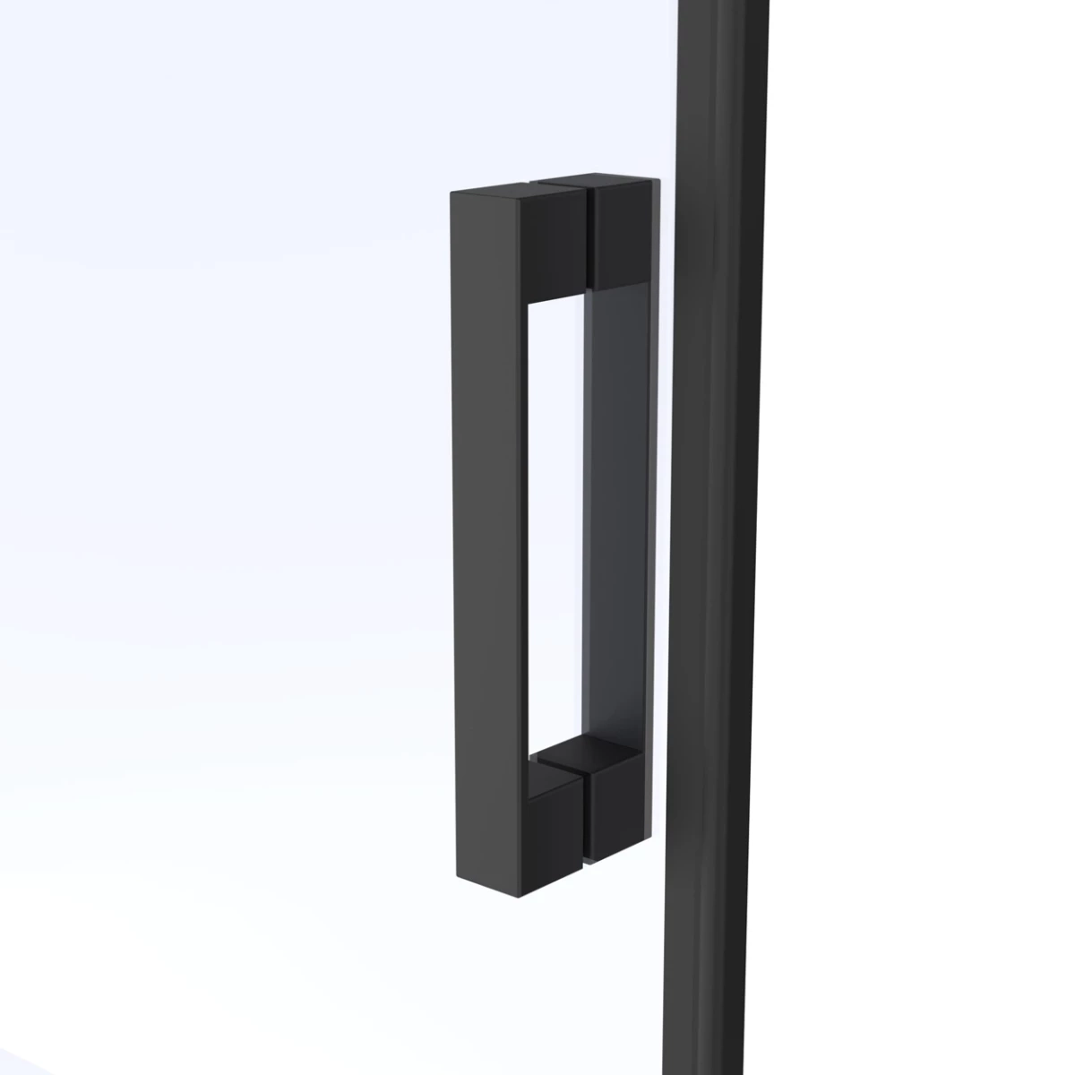 Душ уголок ZA Protec 90 02M 01 черный мат ст.прозрач-image-2