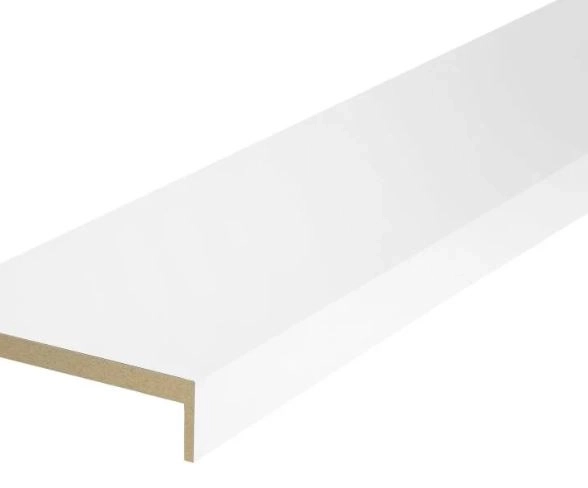 Наличник MODERN 6*75*2150 телескоп. сатин белый