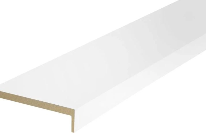 Наличник MODERN 6*75*2150 телескоп. сатин белый