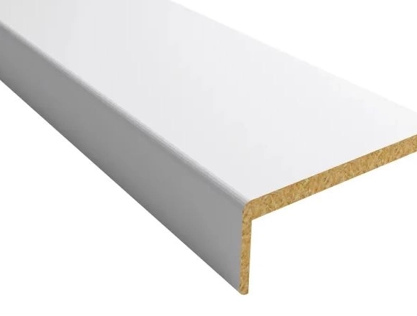 Наличник ПВХ софт белый гладкий 5,5*70 телескопический