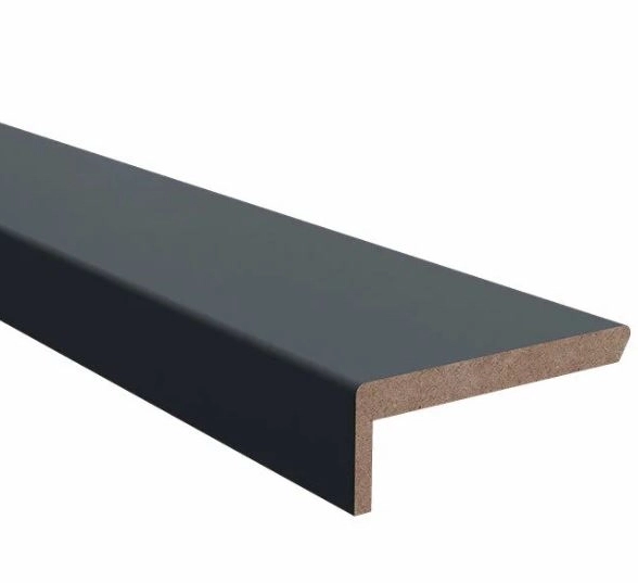 Наличник Enamel эмаль черный RAL 9005 8x70 телескопический