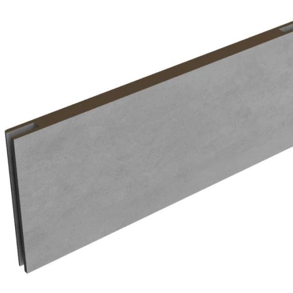 Добор 10*200мм телескоп ПВХ бетон светлый