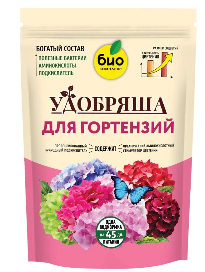 Био-комплекс Удобряша д/гортензий 900г