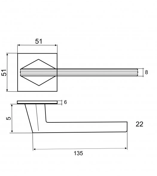 Ручка ABRISS R21.172 MBP Чёрный матовый-image-1