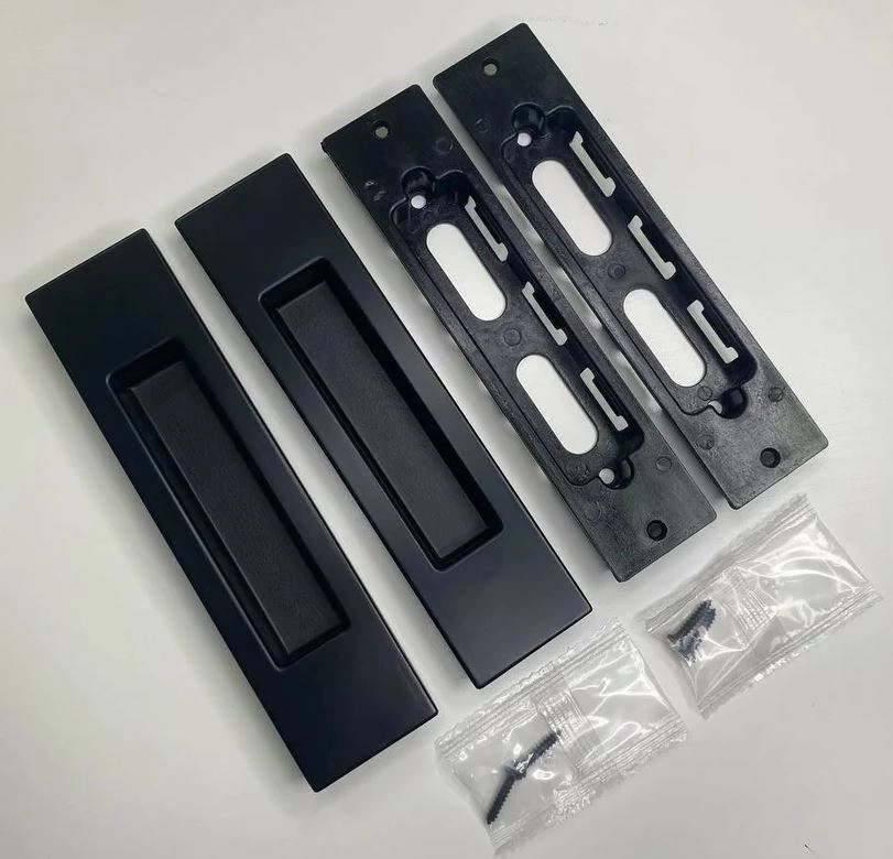 Ручка на раздвижные двери VETTORE L 020 MBP Чёрный Матовый