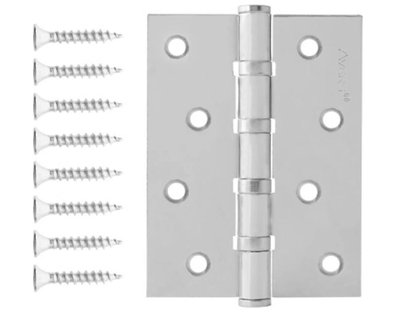 Петля AVERS 100*75*2.5-B4-CR (хром)