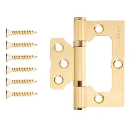 Петля накладная AVERS 75*63*2.5-B2-GM