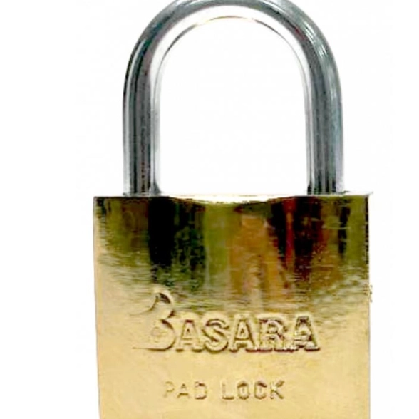 Замок навесной BASARA BS-40 38мм GP 3кл Золото
