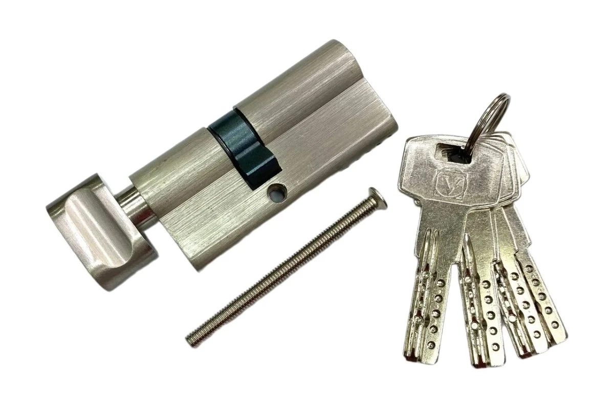 Цилиндровый механизм VЕTTORE ZN M60 ZC NI 30T*30 5кл Никель