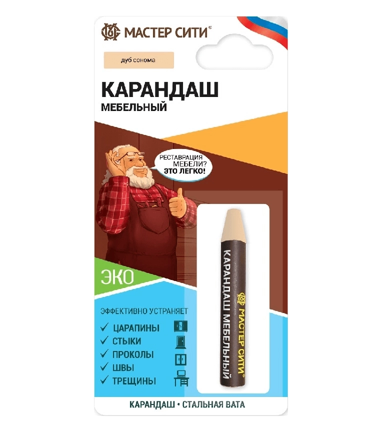 Карандаш мебельный дуб сонома 6гр