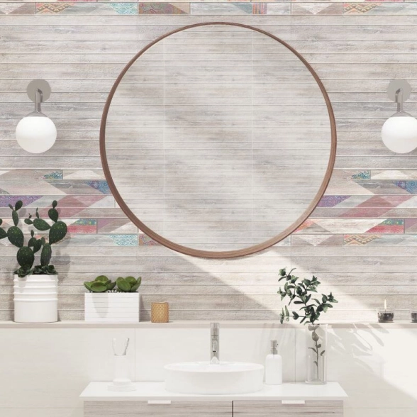 Плитка настенная Потертый сл.кость/Shabby Marfil 31,5*63-image-3