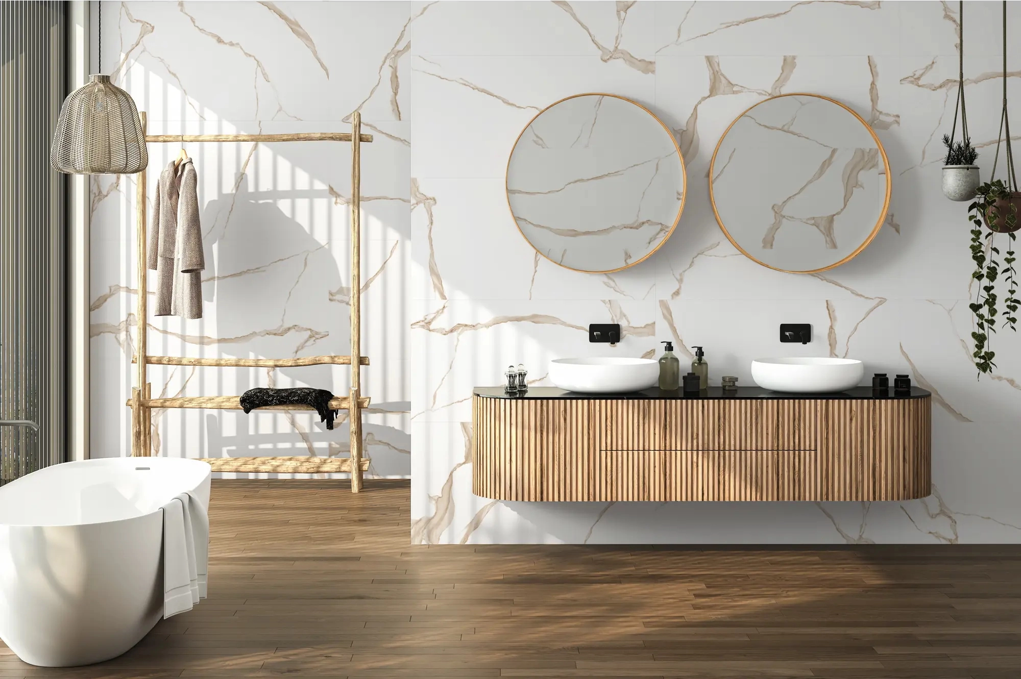 Керамогранит Majestic 60x120 белый-image-6