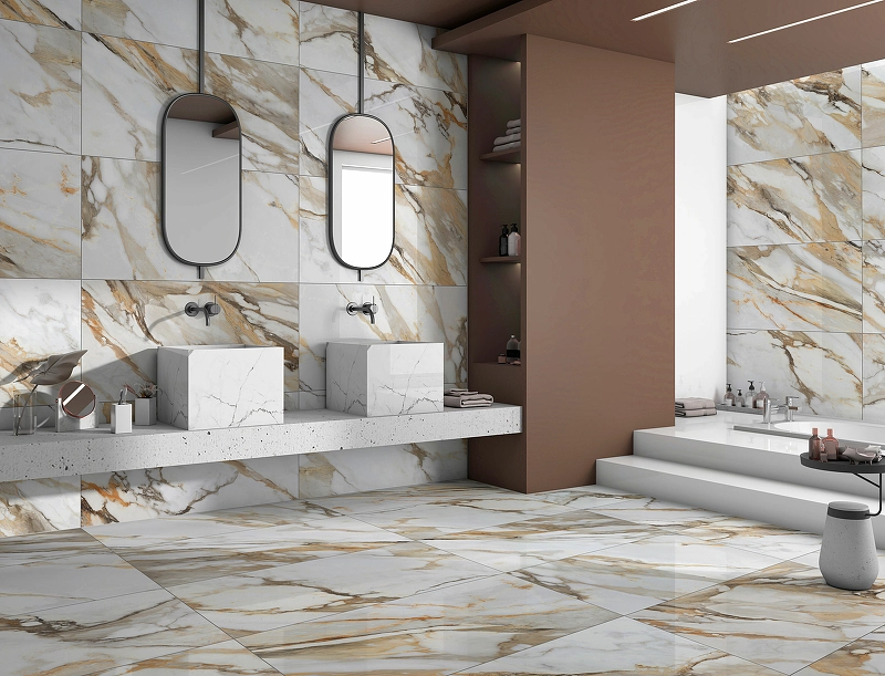 Керамогранит Borghini белый 60x120 карвинг-image-2