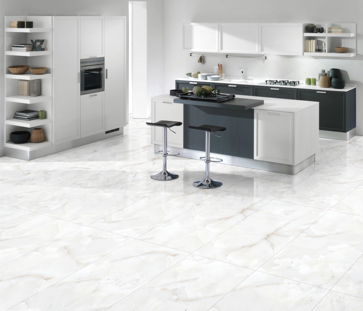 Керамогранит Оникс жемчужный/Onyx Pearl 120*60 R-image-1