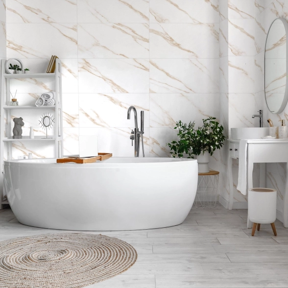 Керамогранит Аморантес/Amorantes 40*80 бел GT408017403MSR11-image-7