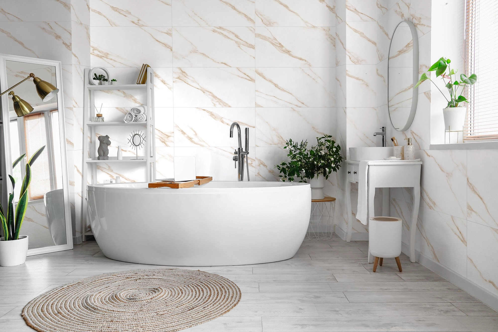 Керамогранит Аморантес/Amorantes 40*80 бел GT408017403MSR11-image-7