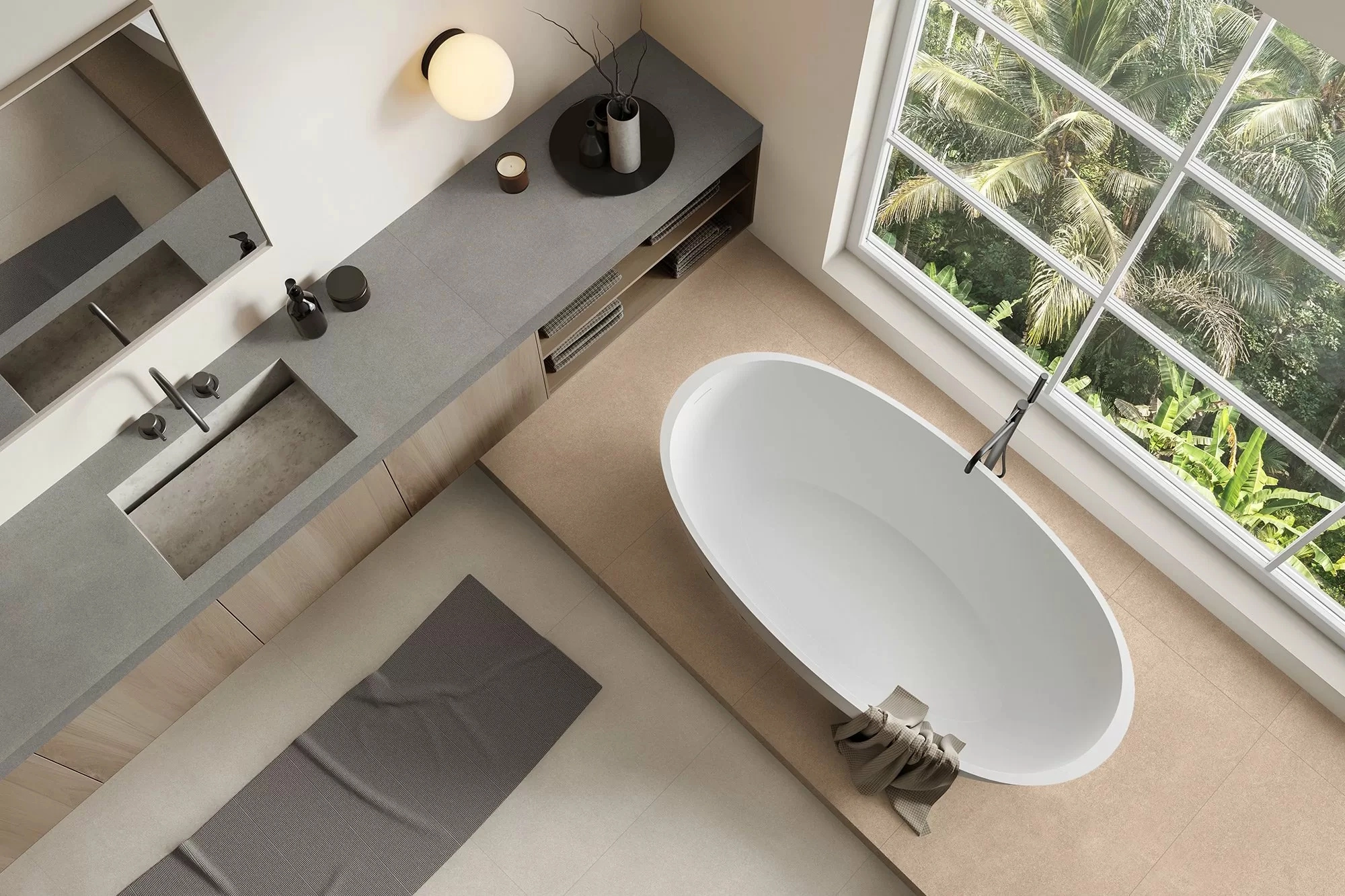 Керамогранит Гармония/Harmony 60*120 св-беж GT1206014107MR-image-3