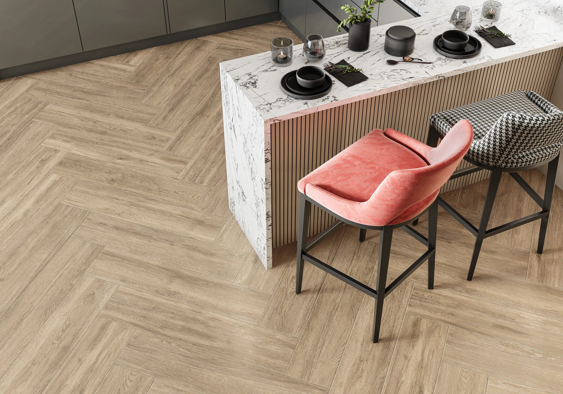 Керамогранит Рилвуд каштановый/Realwood Marrone 20*90-image-5