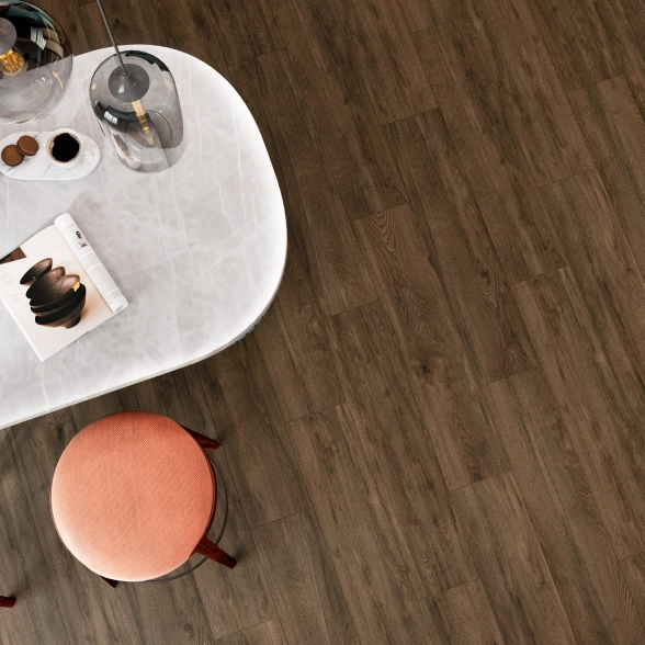 Керамогранит Рилвуд каштановый/Realwood Marrone 20*90-image-6