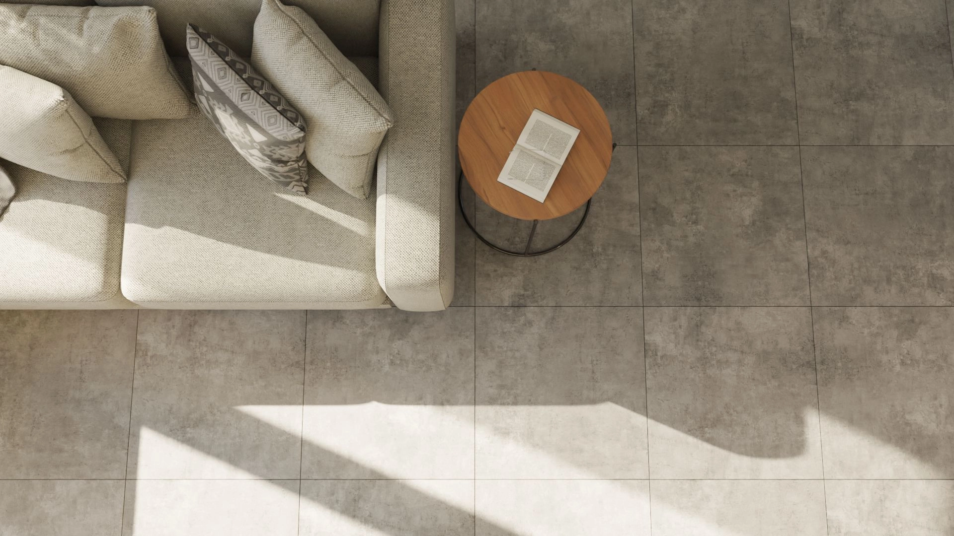 Керамогранит Gulto Cemento Grey 60*60-image-6
