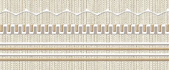 Бордюр Романский Стиль Гинкго/Romanico Ginkgo 31,5*6,2