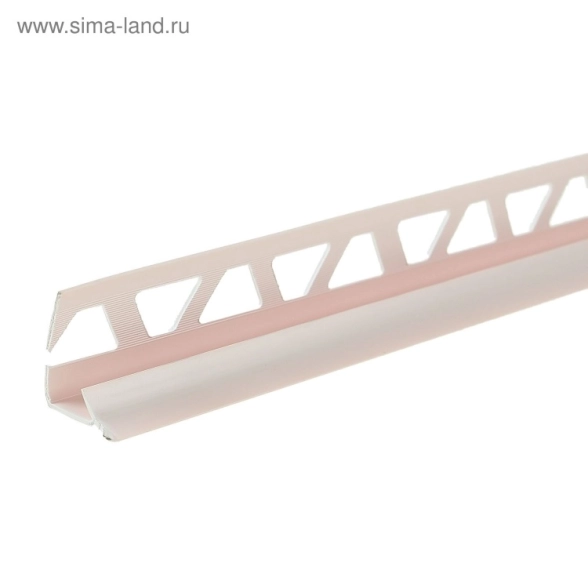 Раскладка п/плитку 9-10мм вн св-розовый 2,5м