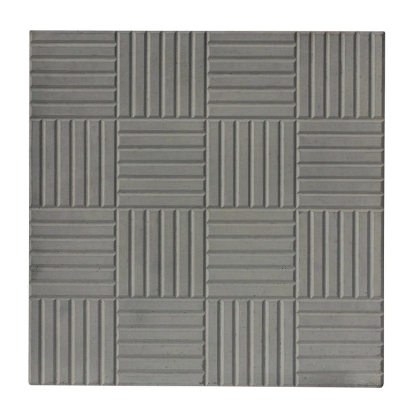 Плитка Тротуарная Паркет серый 30*30*3