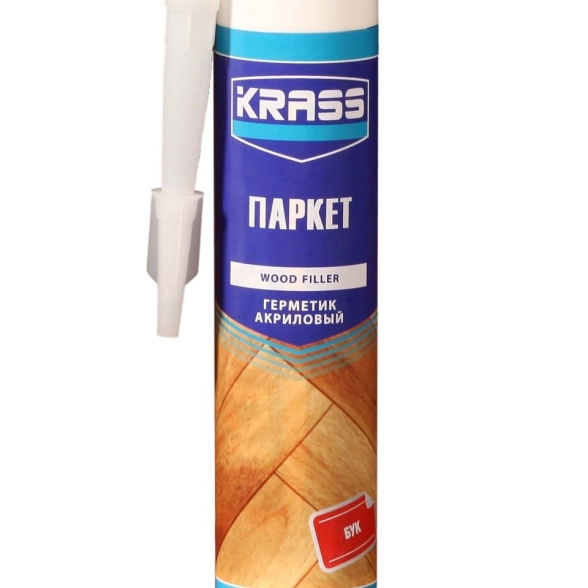 Герметик KRASS акриловый серый 300мл (Паркет)