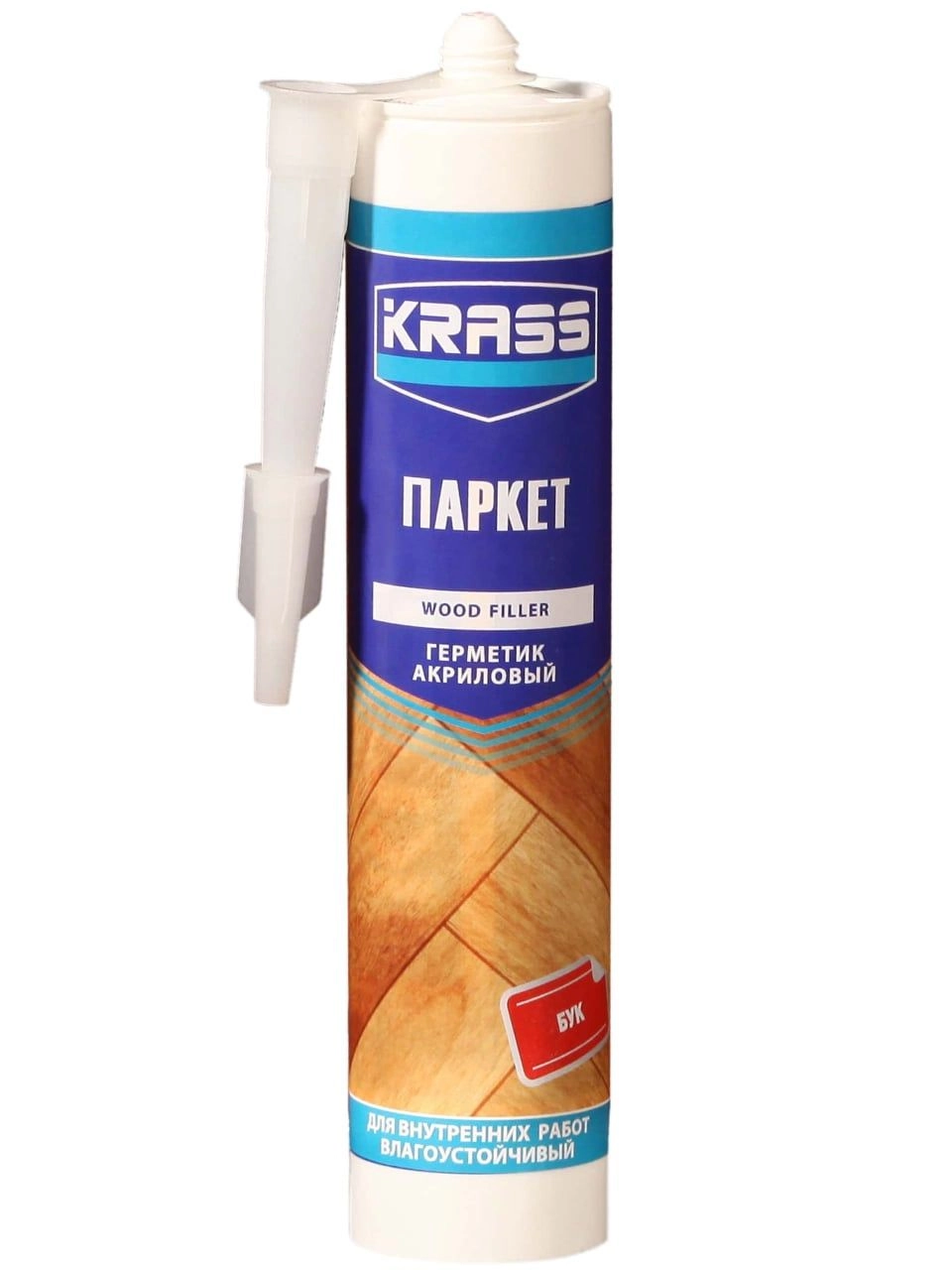 Герметик KRASS акриловый серый 300мл (Паркет)