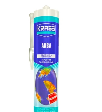 Герметик KRASS сил.д/аквариума б/цв300мл