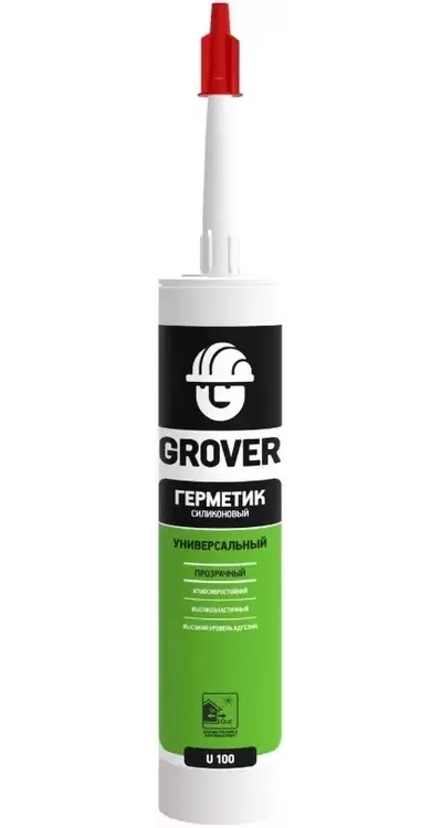 Герметик силик. GROVER U100 универс. прозр 280мл