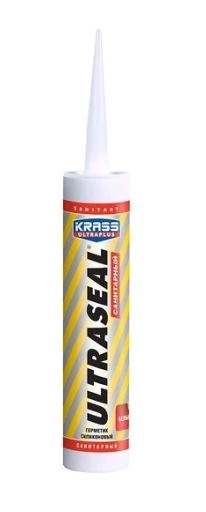 Герметик силиконовый KRASS Ultraseal санитарный Б/цв 260мл